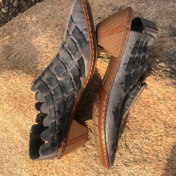 NWOT Rieker Anti-stress Sina 78 Grey Slip On Shoes Genuine Leather! Size 40/US 9 - Picture 4 of 14